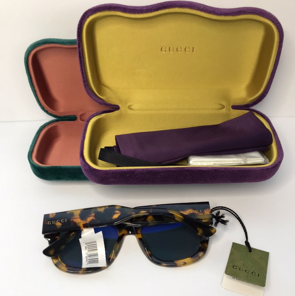 💯 Original GUCCIGG1110S-003 53 Sunglass MAN BIO ACETATESunglasses - Picture 8 of 13